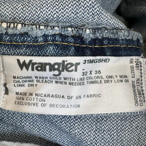 Wrangler George Straight Cowboy Cut Men's Jeans Size 32x36 - Picture 3 of 9